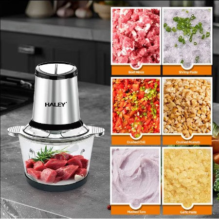 Blender de Tocat Carne Multifunctionala HALEY HY-1224 – Performanta Superioara pentru Gospodarie, Hoteluri si Spatii Comerciale